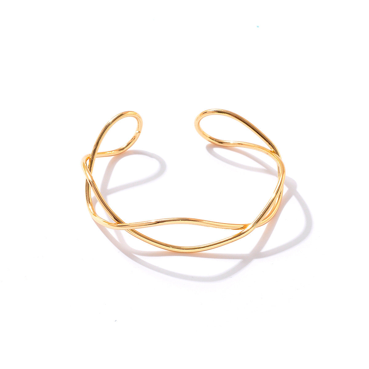 Statement Criss Cross Bracelet