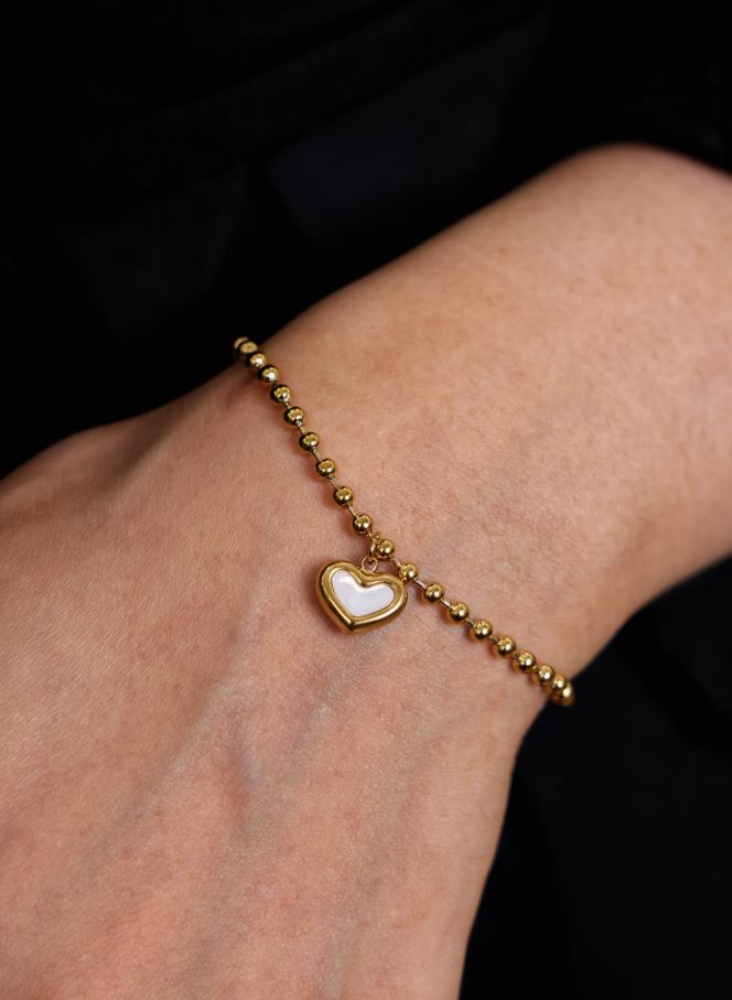 Gold Heart Bracelet