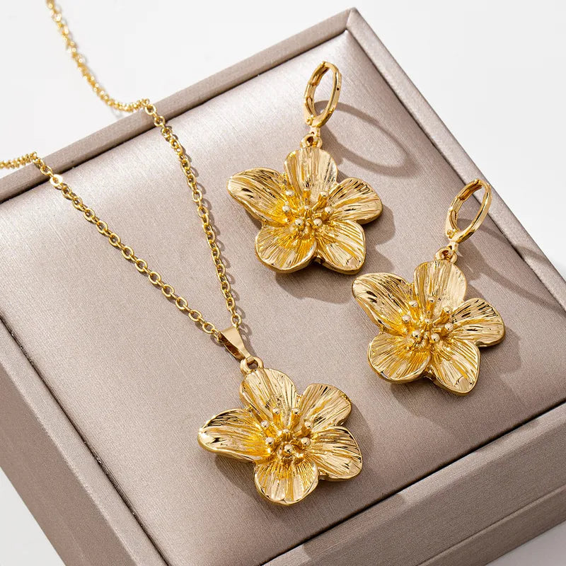 Floral Radiance Gold Gift Box
