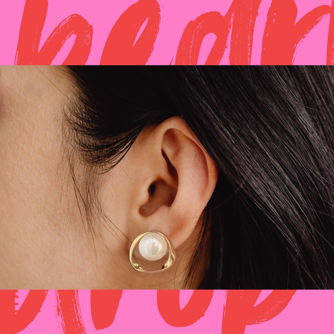 Vintage Pearl Earring