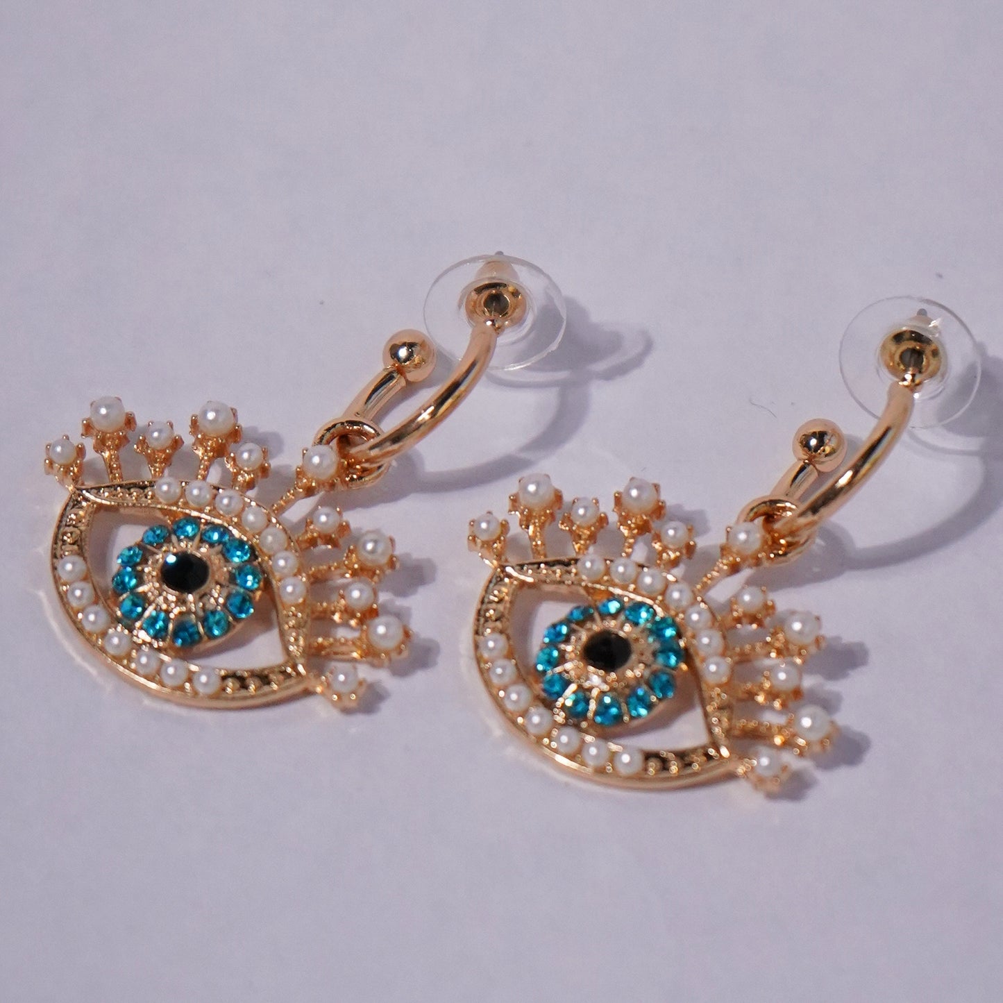 Evil Eye Hoop Earrings