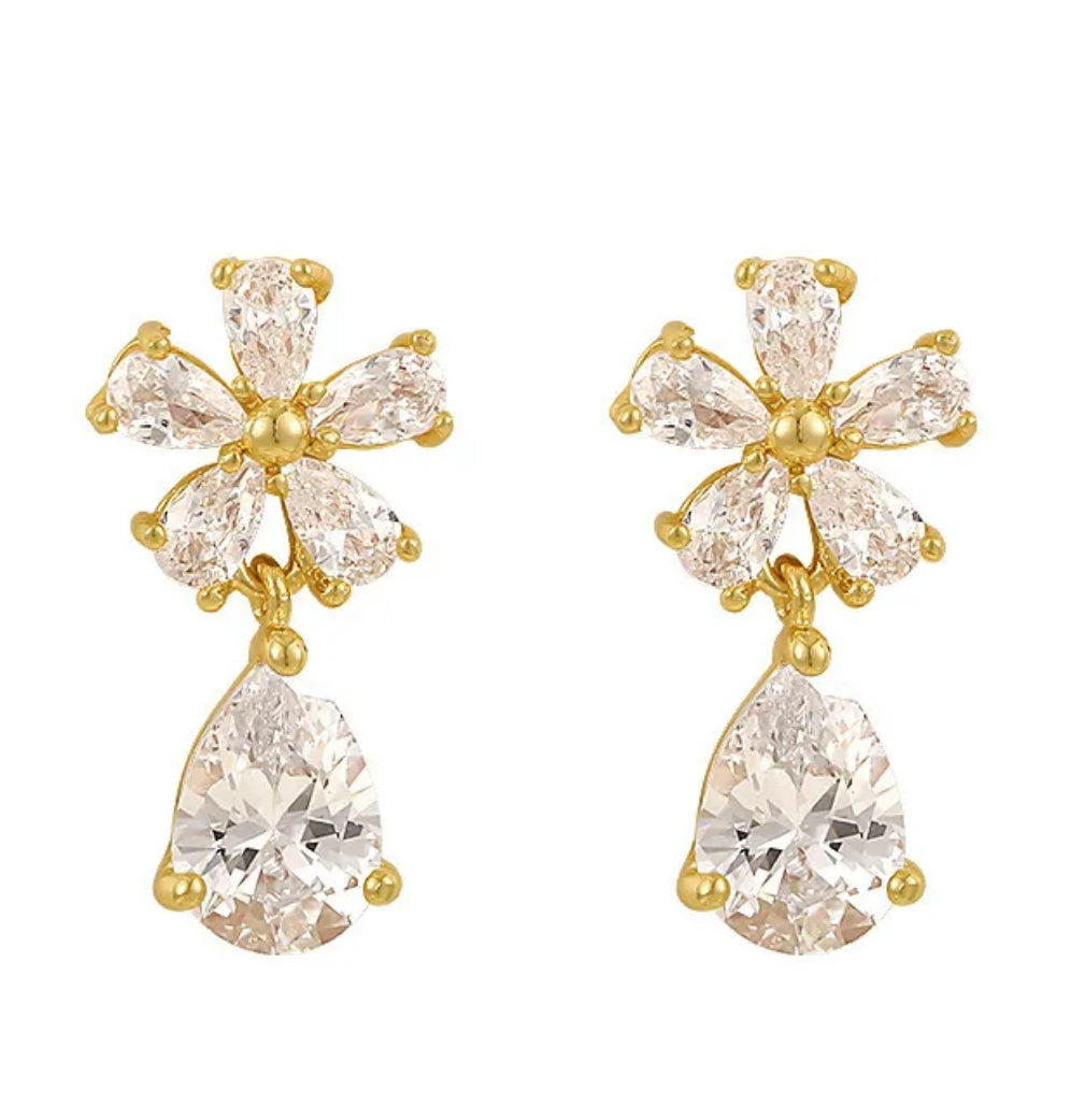 Elegant K- DRAMA Diamond Flower