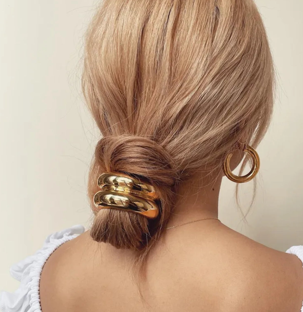Viral Gold Hair Cuff ✨