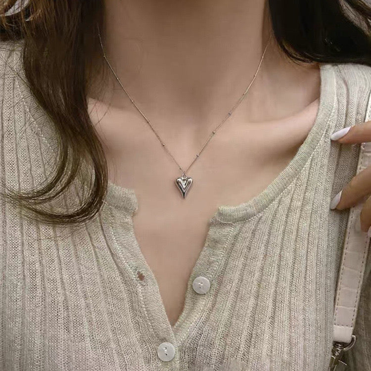 Korean Heart Necklace