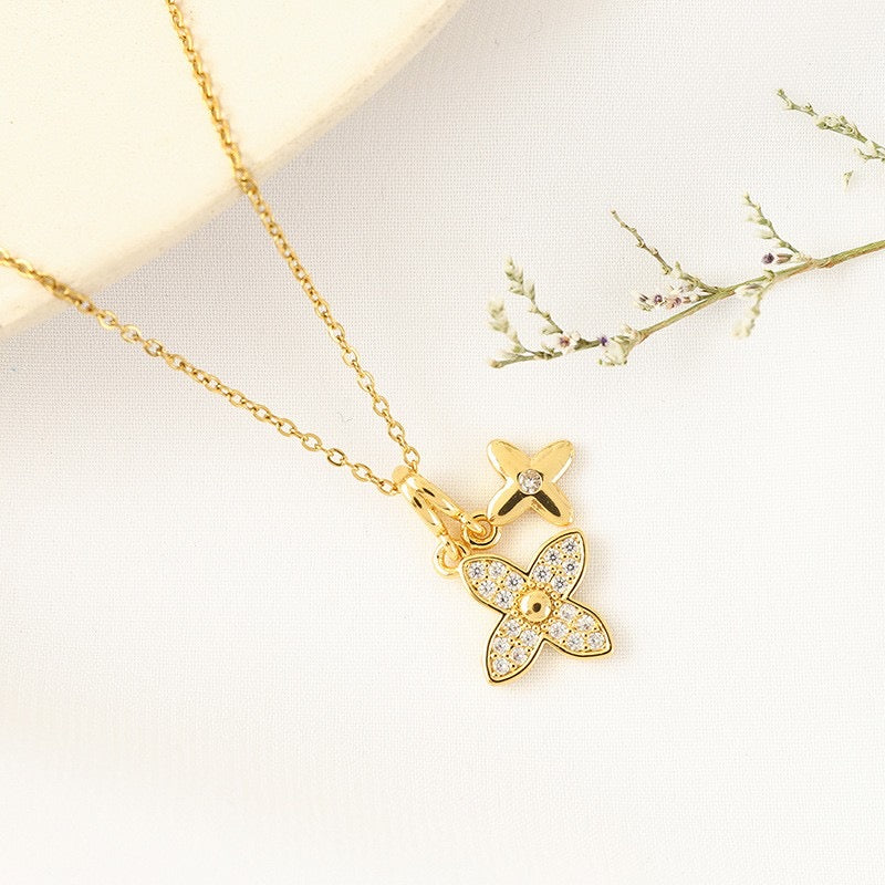 Golden Blossom Vuitton Necklace