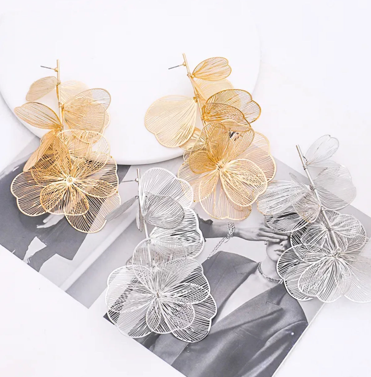 Exaggerated Hanging Flowers