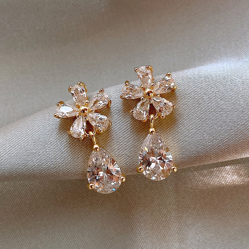Elegant K- DRAMA Diamond Flower
