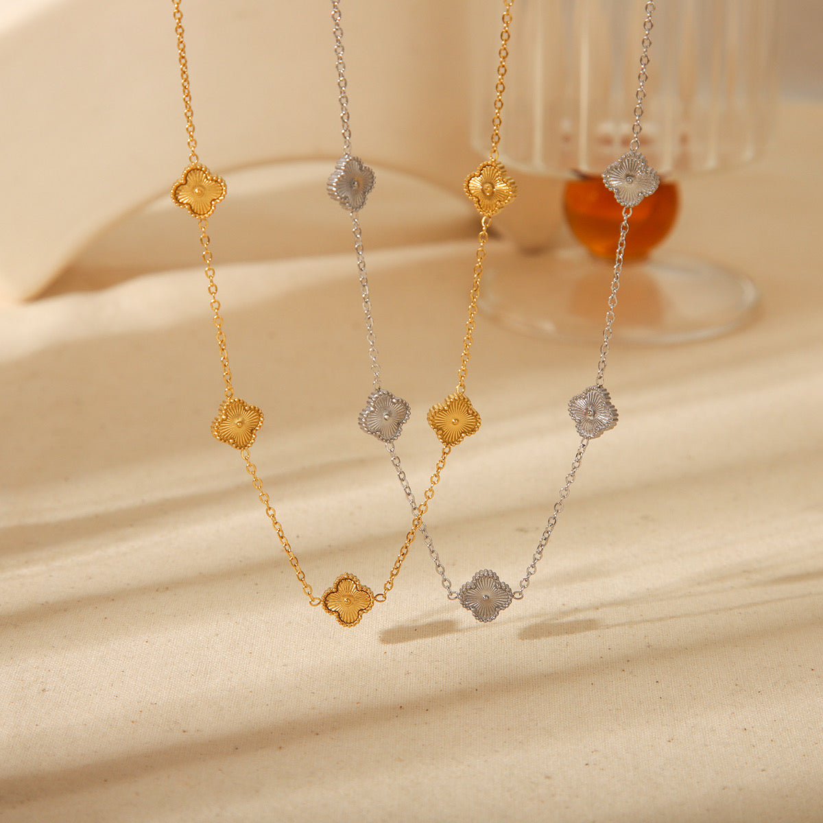 Gold Plated Leaf Necklace