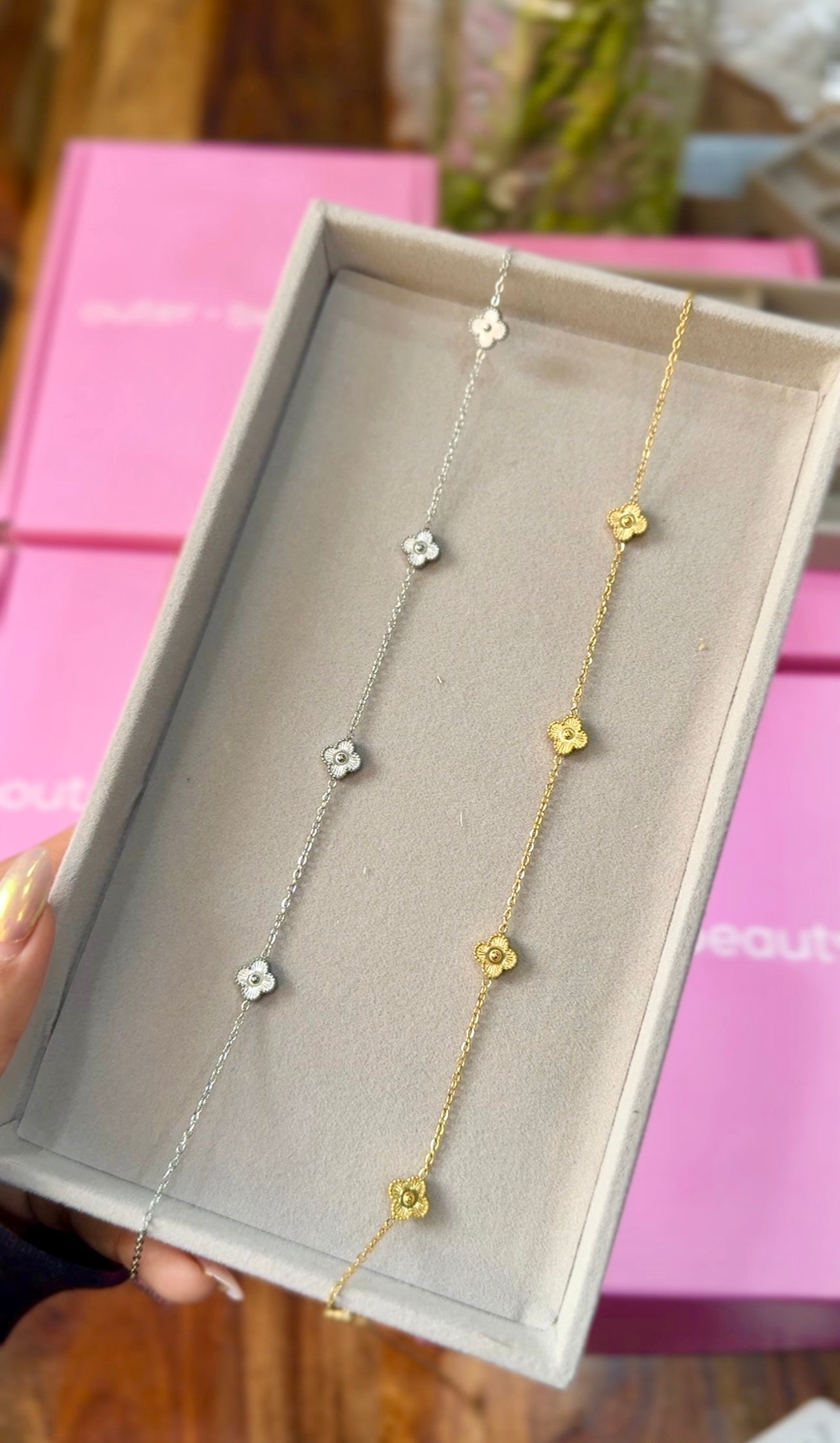 Gold Plated Leaf Necklace