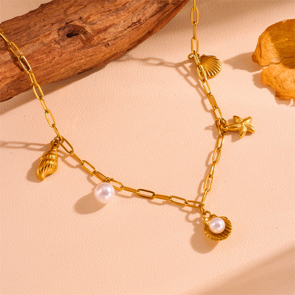 Beach Charm Necklace
