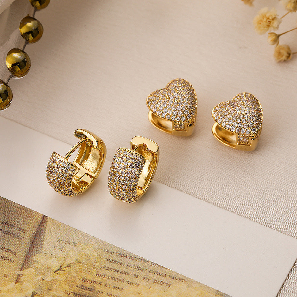Swarovski Shine Hoops