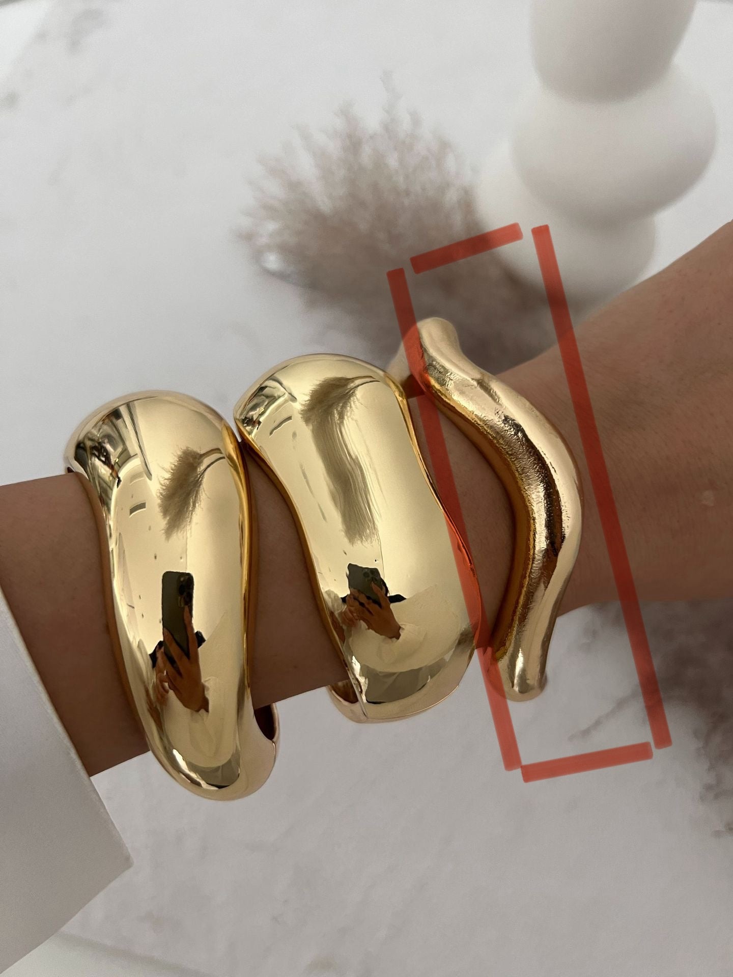 Alia Bhatt inspired Resin Bangle Duo