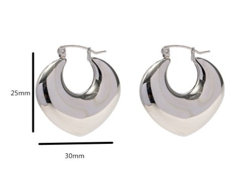 Eclipse Luxe Gold-Plated Hoop Earrings