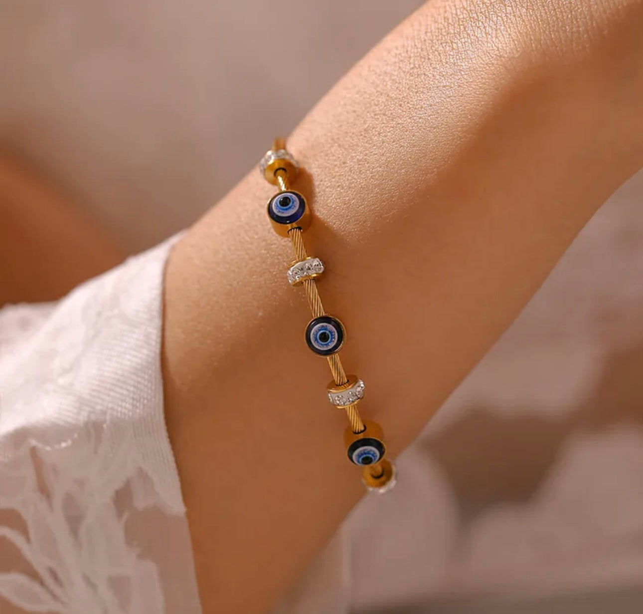 Evil Eye Stack Bracelets