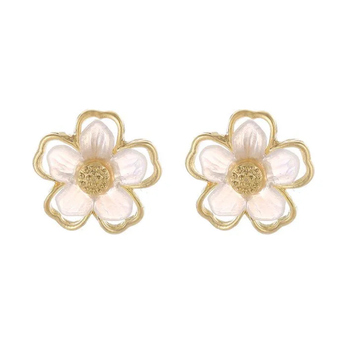 Crystal Blossom Studs ✨🌸