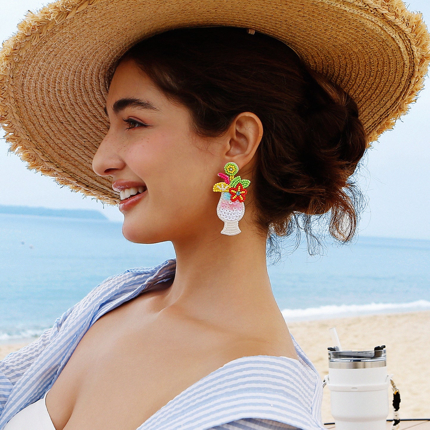 Beach Bliss Beaded Earrings π΄πΉ