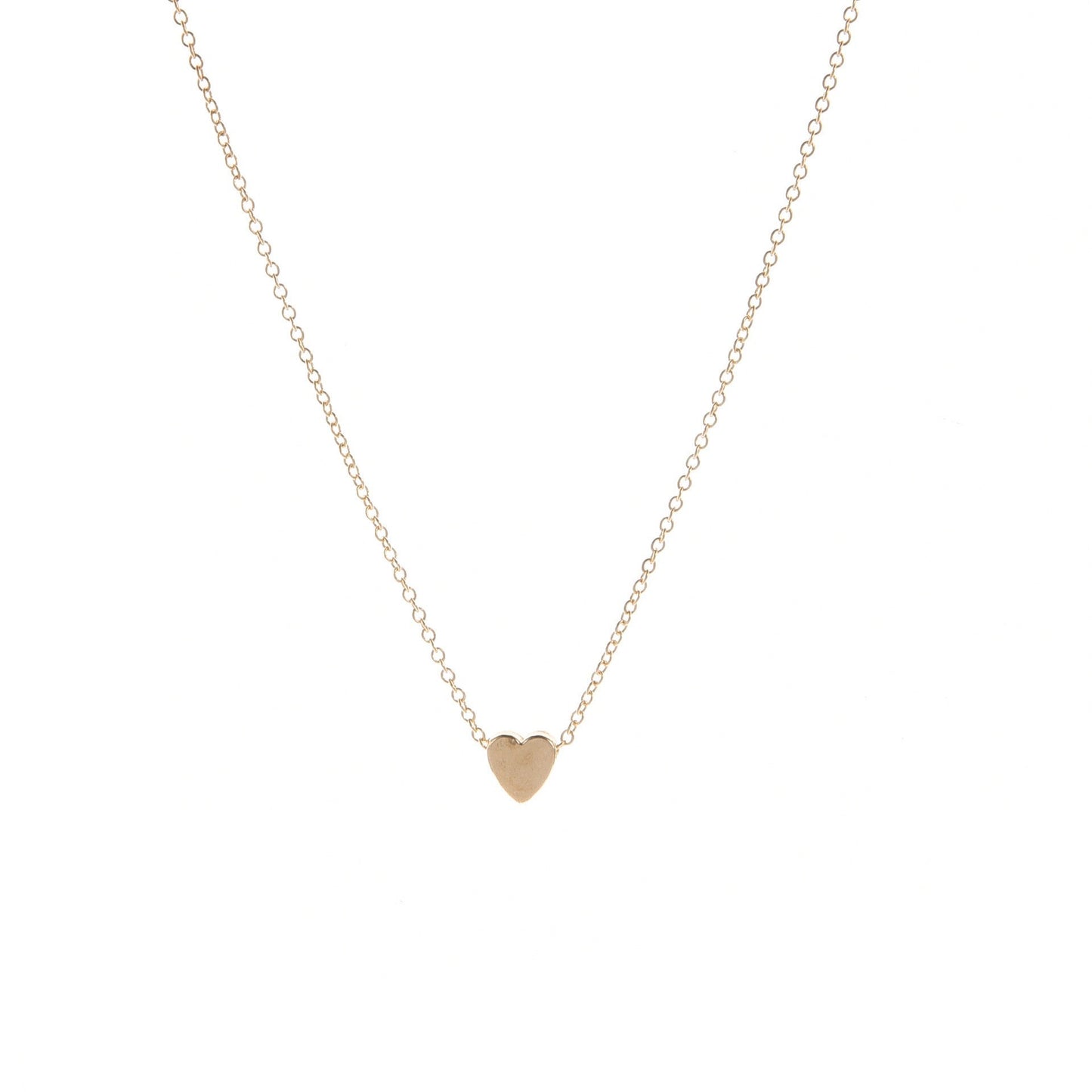 Demure Gold Heart
