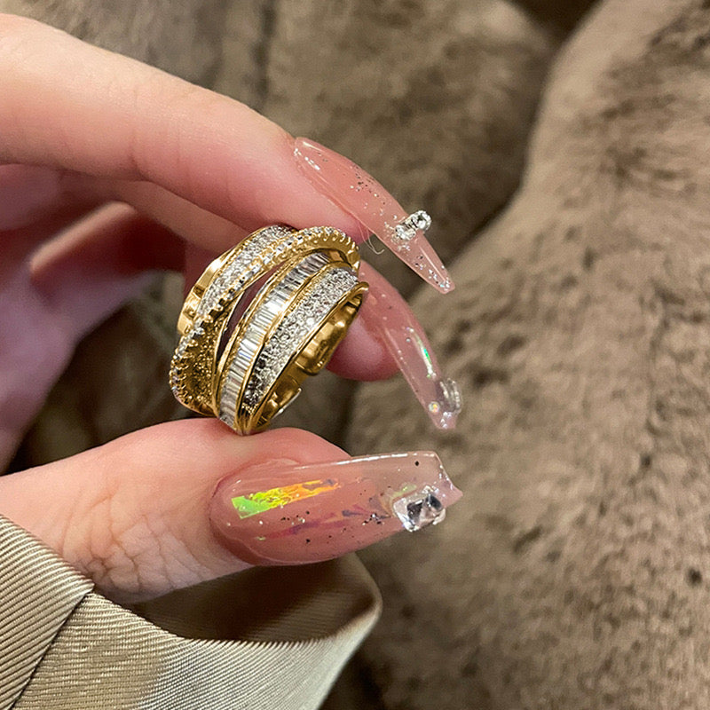 Zircon Stacked Rings
