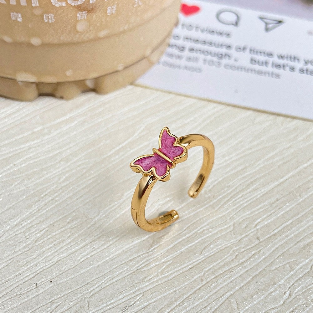Korean Butterfly Ring – OuterBeauty - Main Image