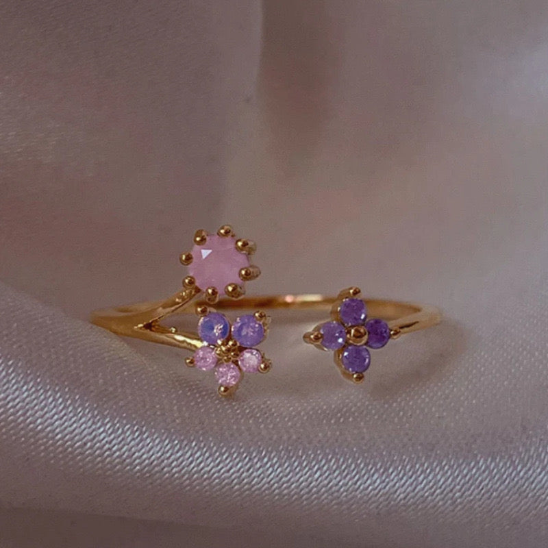 Demure Pink Stone Ring