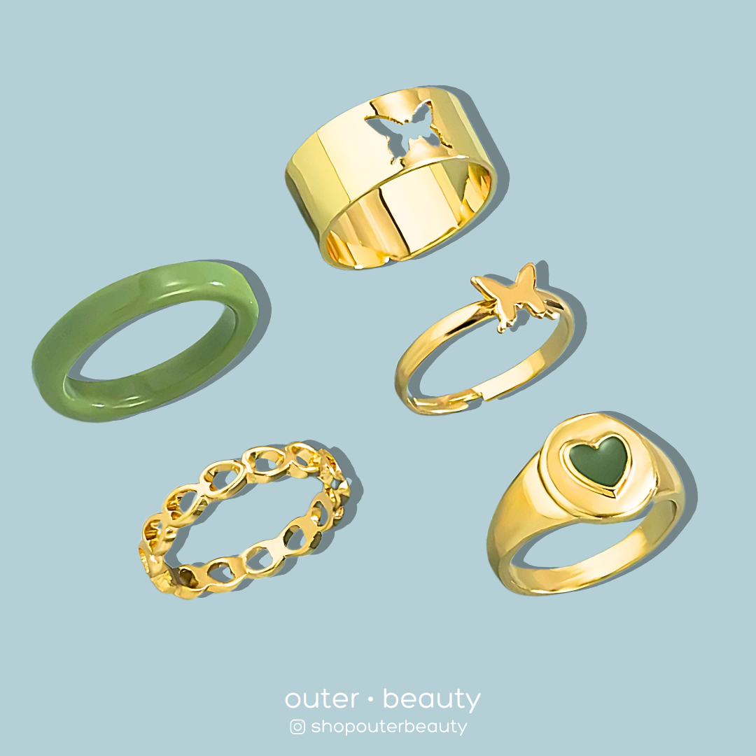Y2K Rings (Set of 5)