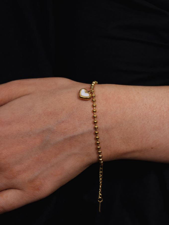 Gold Heart Bracelet