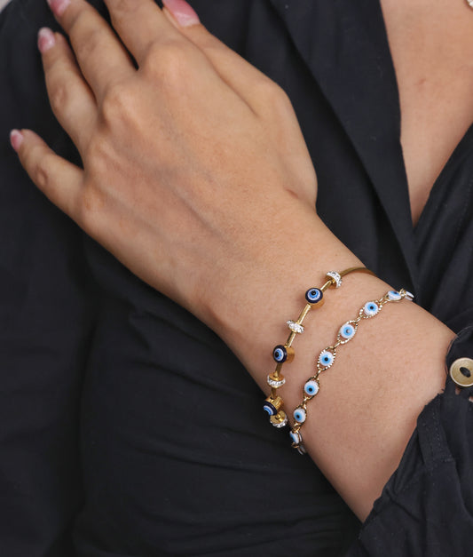 Evil Eye Stack Bracelets