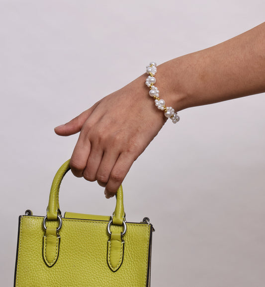 Flower & Pearl Bracelets
