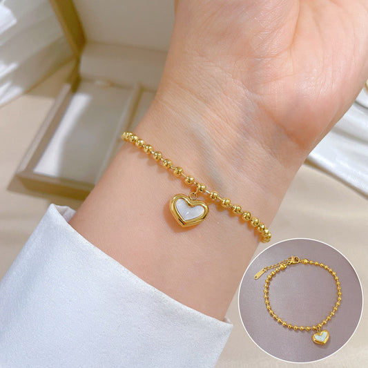 Gold Heart Bracelet