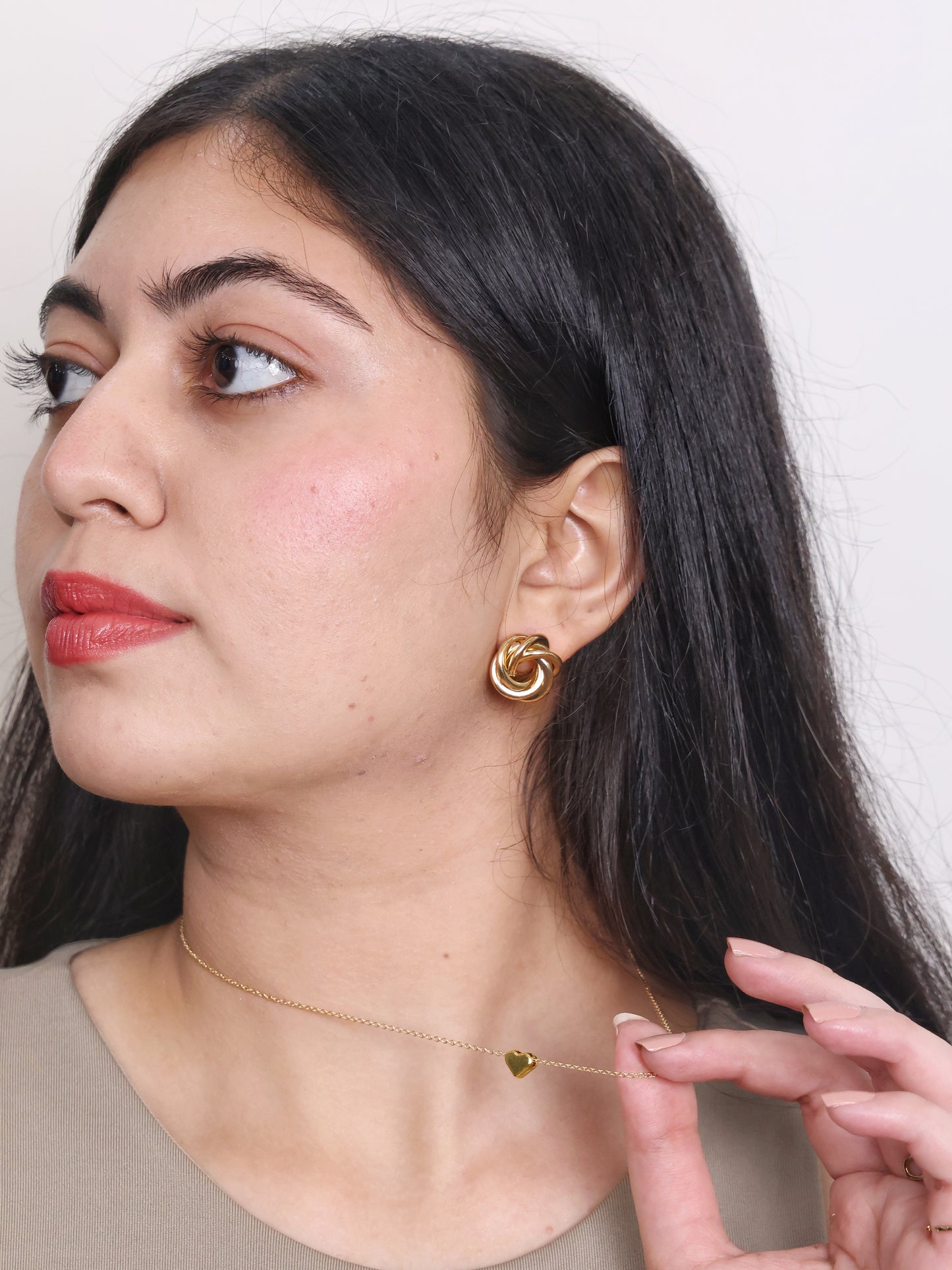 French 3D Ear Studs