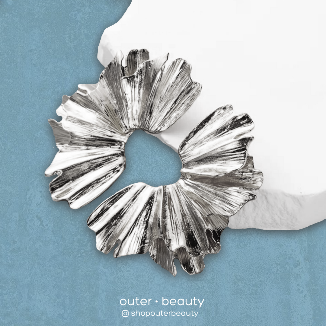 Silver Sun Earrings