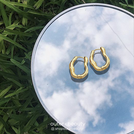 Zingy Gold Hoops