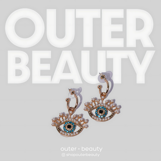 Evil Eye Hoop Earrings