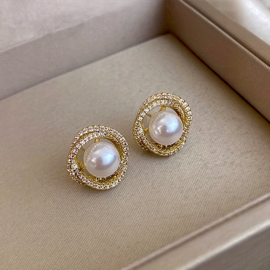 Diamond Wrapped Pearl