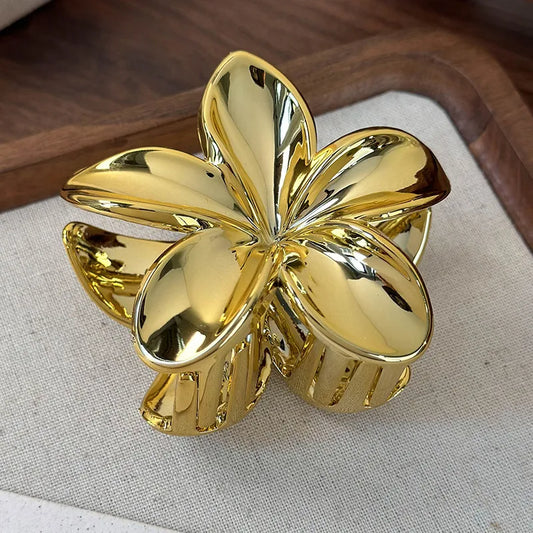 Golden Bloom Hair Claw