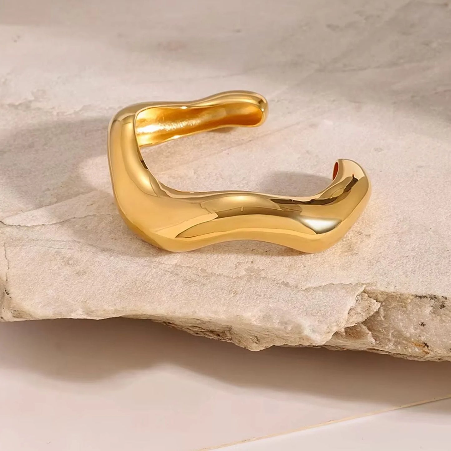 Aura Wave Cuff Bracelet