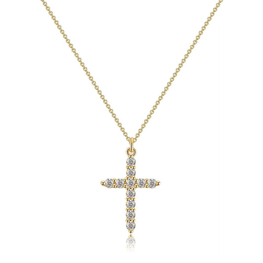 Gold-Plated Cross Pendant Necklace ✨