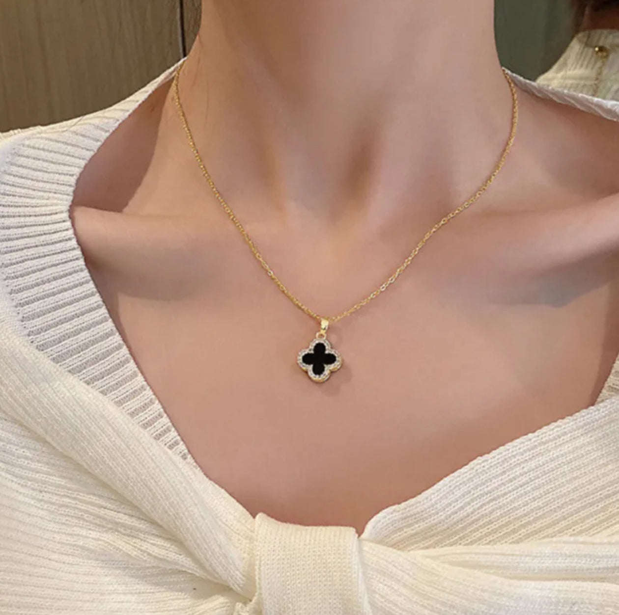 Celebrity Clover Necklace