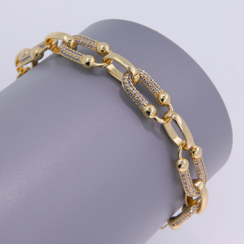 Diamond Linked Bracelet