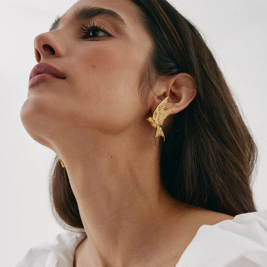 Gold Plated Feathers