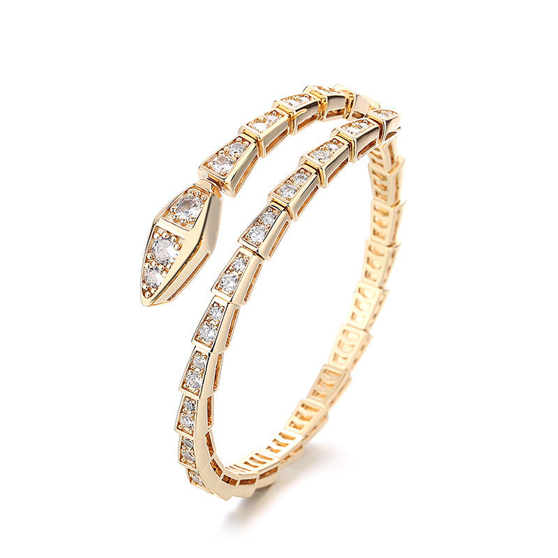 Serpentini Diamond Bangle