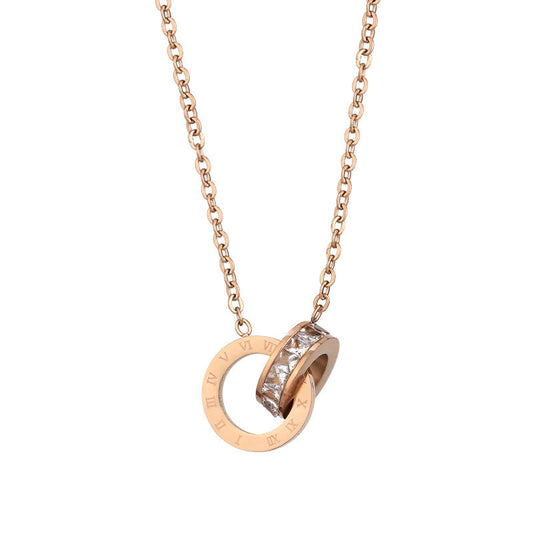 Double Hooped Necklace