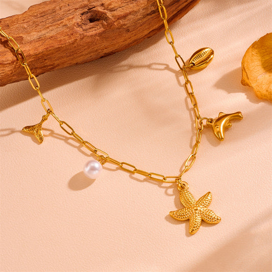 Beach Charm Necklace