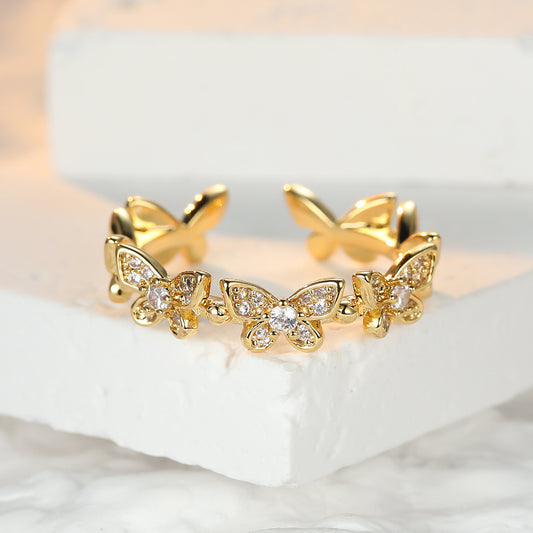 Butterfly Swarovski Ring!