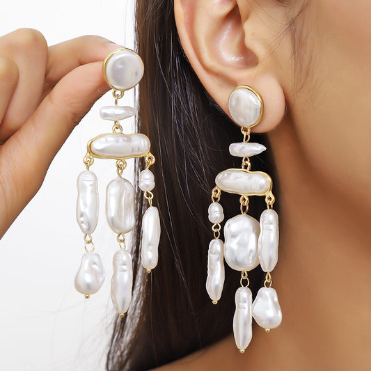 White Luxe Pearl Statement