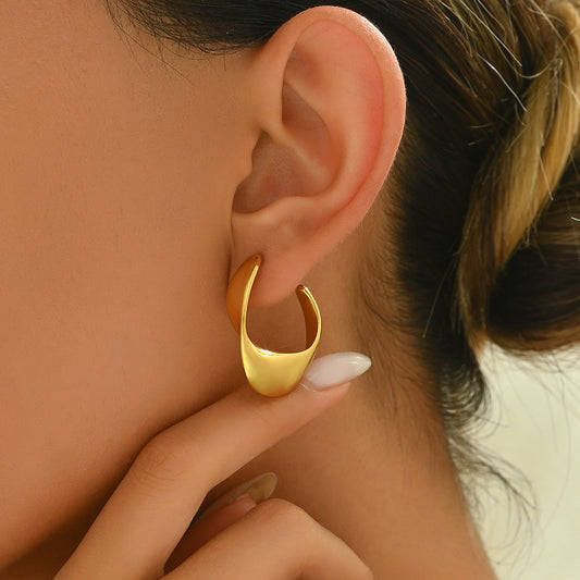 Vintage Gold Hoops