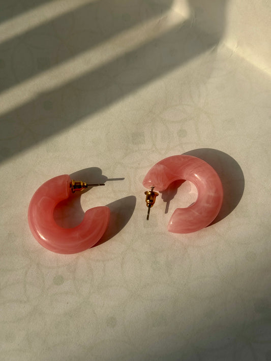 Summer Resin Hoops