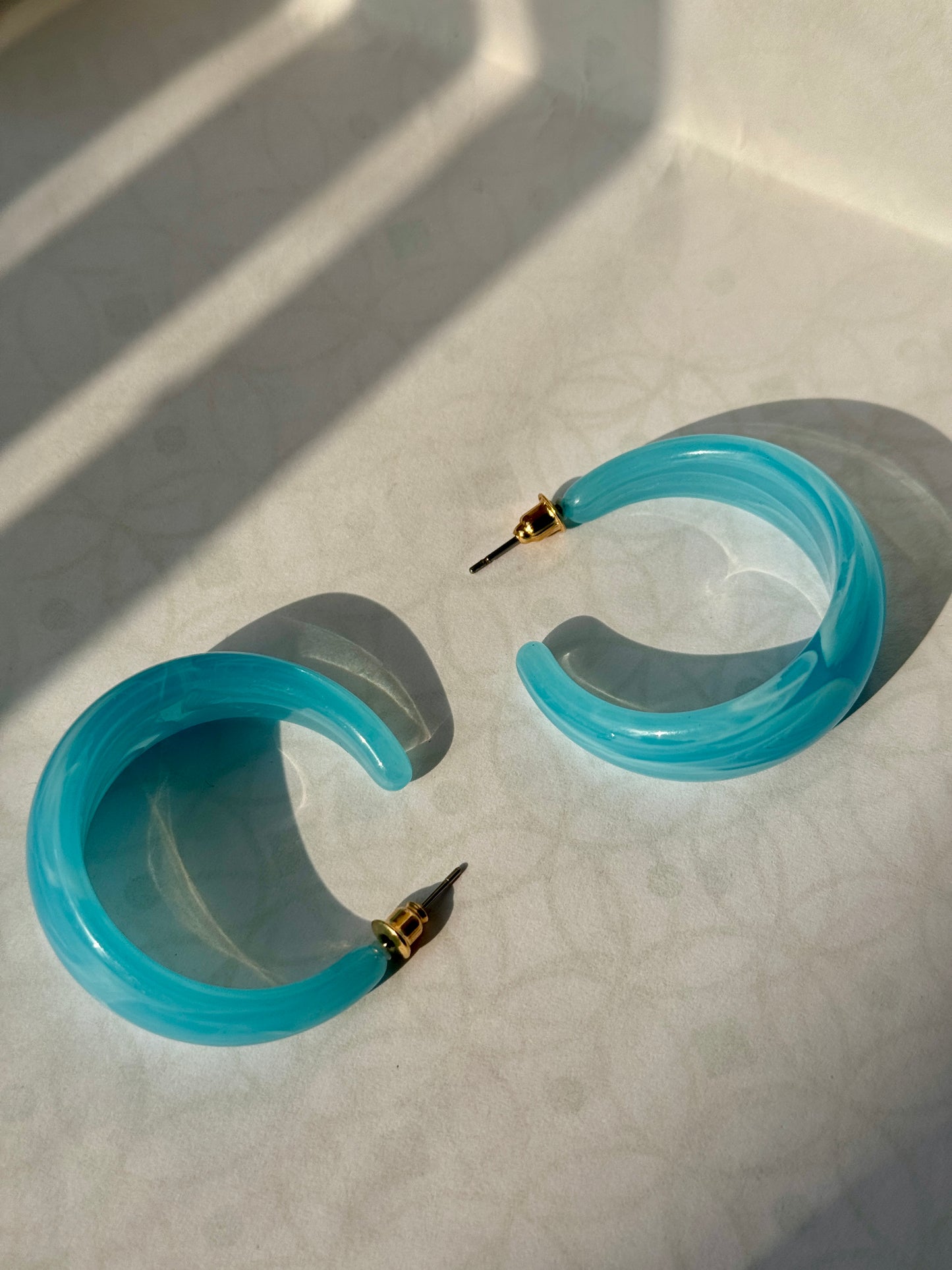 Summer Resin Hoops