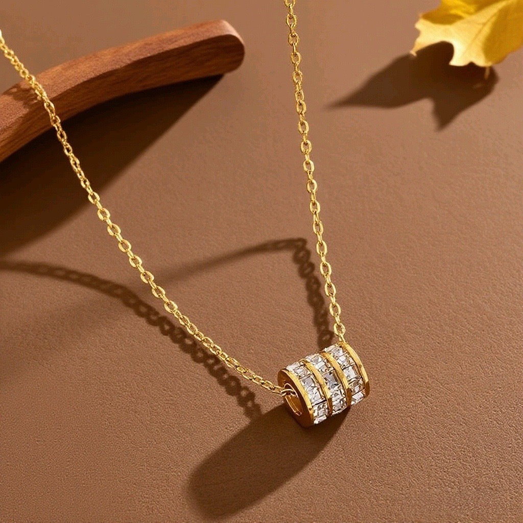 Diamond Roller Necklace