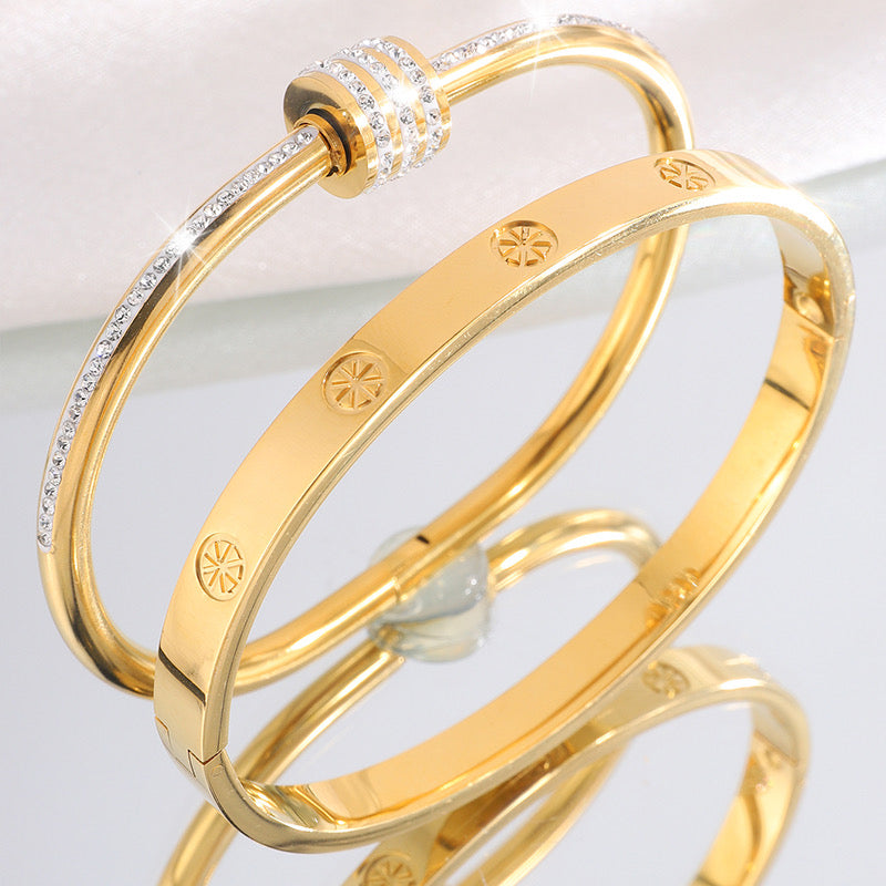 Signature Gold Duo Bangles